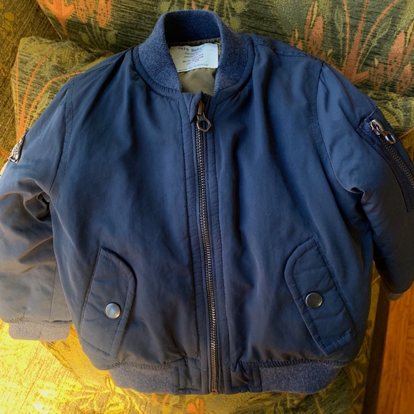 ZARA Members Only Navy Blue Toddler Jacket - Picture 7 of 7